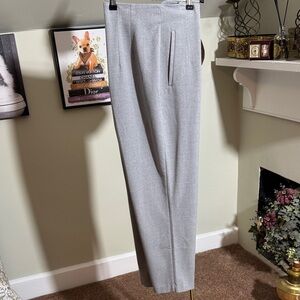 EUC Zara Women's Light Gray Trousers Beautiful High Rise Cut Nice Quality
